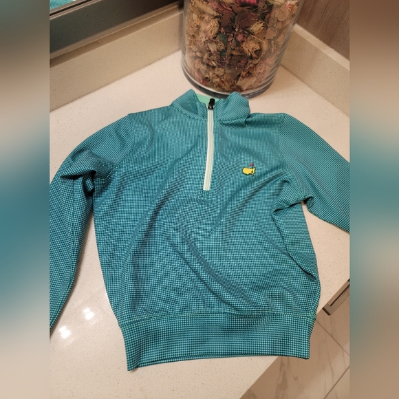 Official Augusta National Masters Performance Kids Shirt 1/4 Zip Pullover XS - Picture 1 of 4
